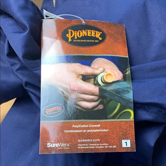 Pioneer Navy Blue Coverall NWT - Picture 2 of 4